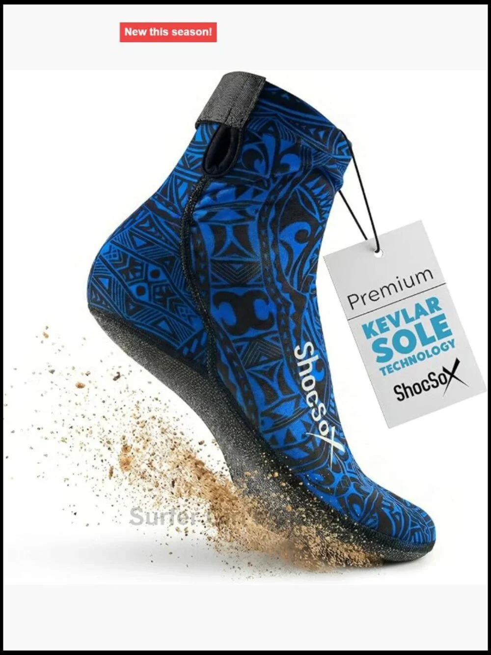 Sand Socks for Beach Volleyball & Soccer with Reinforced No-Holes Soles